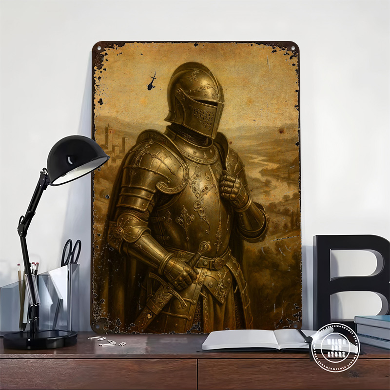 Knight in Ornate Armor Printed - Home Decor Living reseña y precio