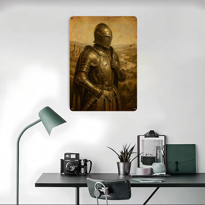 Knight in Ornate Armor Printed - Home Decor Living reseña y precio