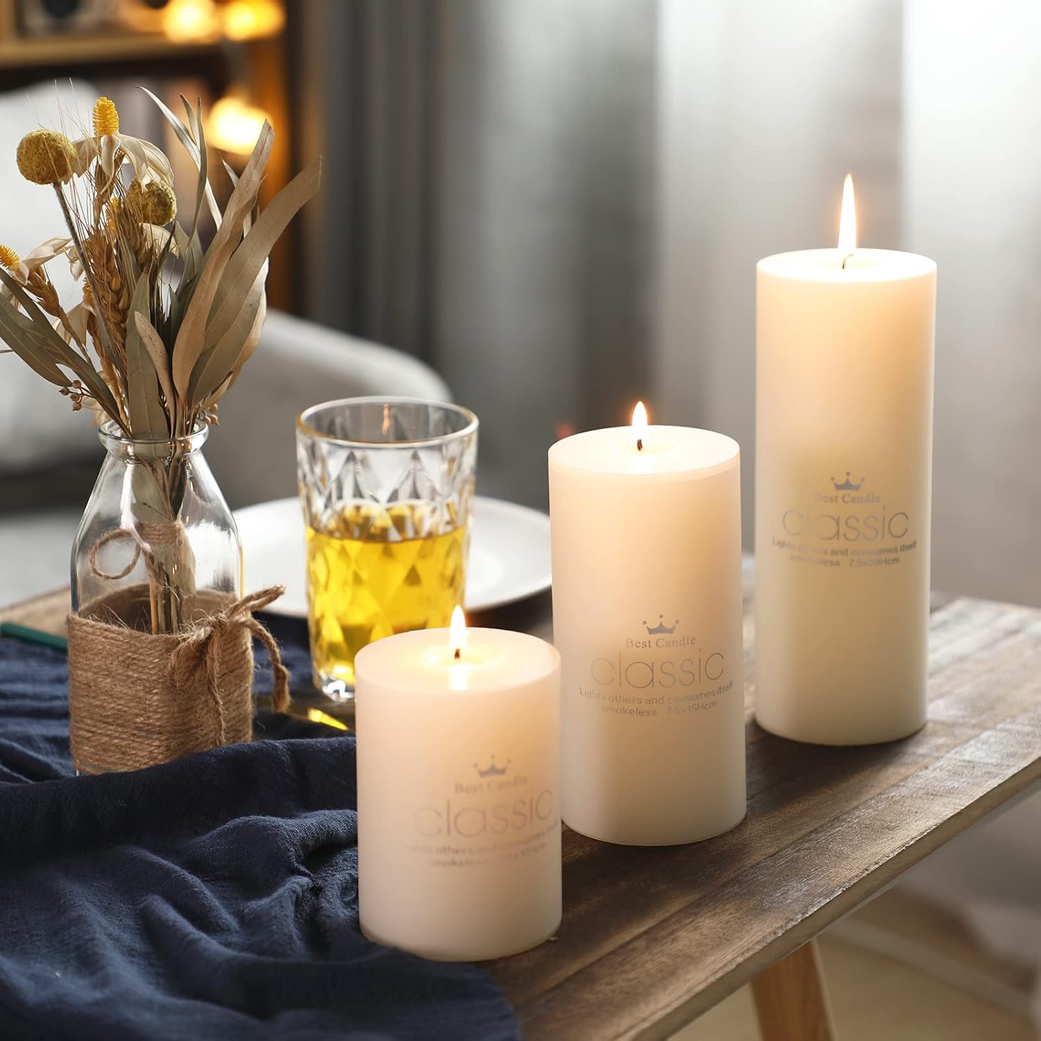 12 Pillar Candles Bulk 3