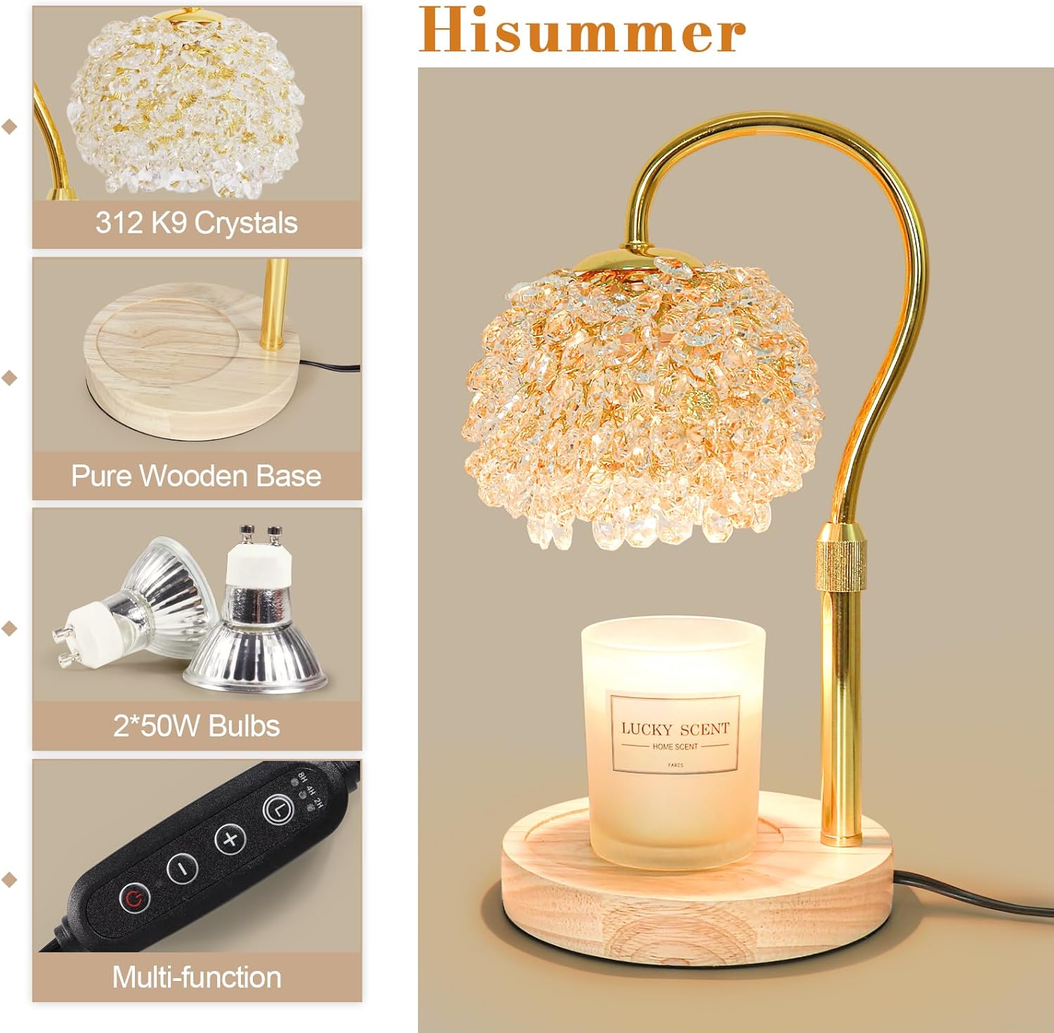 Dimmable Candle Warmer Lamp wi - Home Decor Free Images reseña y precio