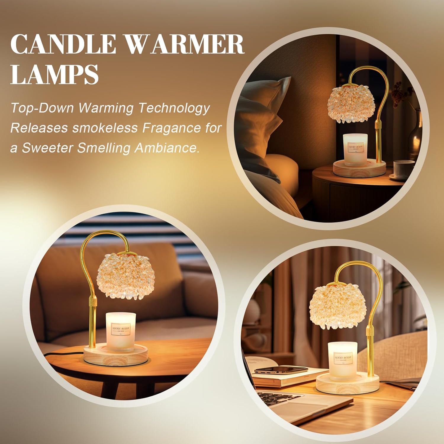 Dimmable Candle Warmer Lamp wi - Home Decor Free Images reseña y precio